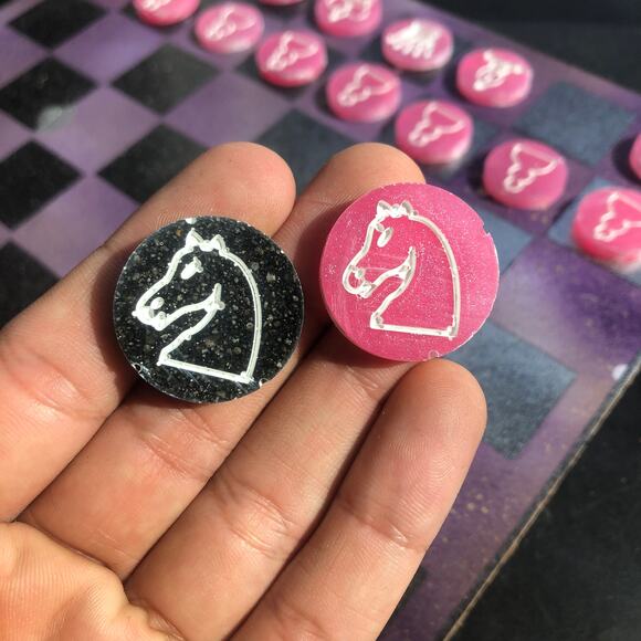 Chess Set - Midnight Purple - Picture 2 of 10